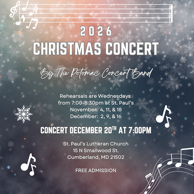 2026 PCB Christmas Concert Informational Flyer